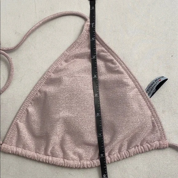 Juicy Couture Y2K pink sparkle string bikini XL